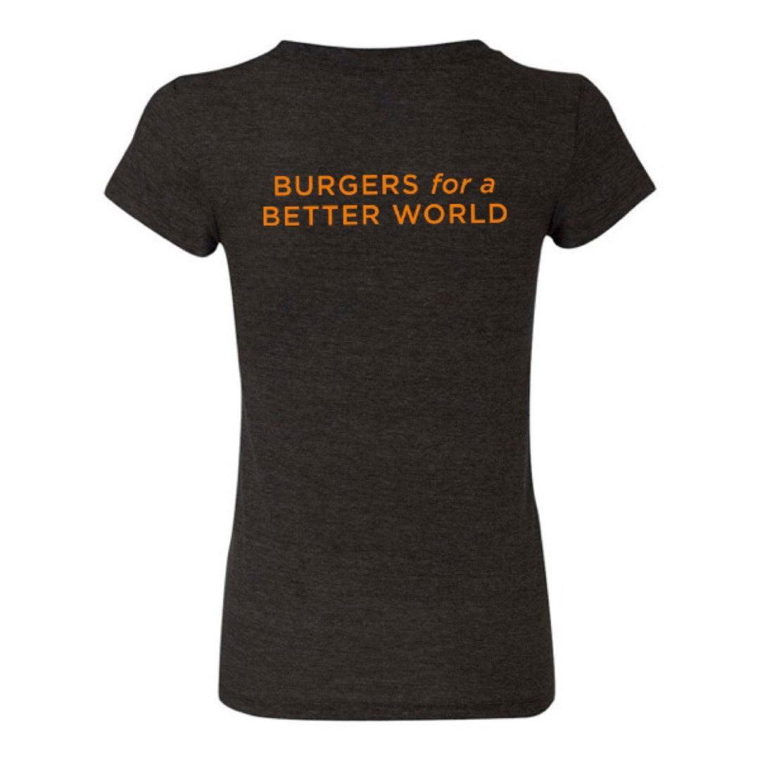 Burgers for a Better World T-shirt - Women's